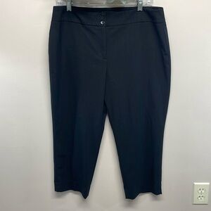 Talbots Heritage Black High Waist Dress Pants 12P